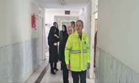بازدید رییس دانشگاه علوم پزشکی زنجان از مرکز بهداشت شهرستان